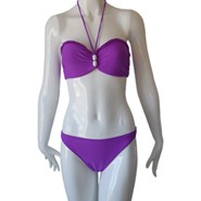 Purple Two Piece Push Up Swimsuit,Bikini, Swimwear